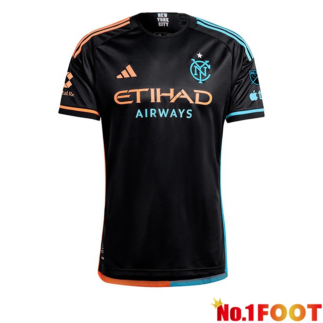 New York City Soccer Jersey Away Black 2024/2025