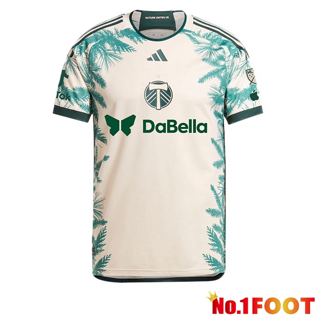 Portland Timbers Soccer Jersey Away White 2024/2025