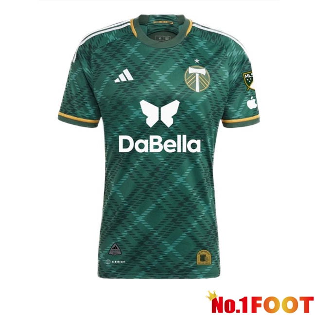 Portland Timbers Soccer Jersey Home Green 2024/2025 - Click Image to Close