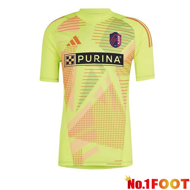 St.Louis City FC Goalkeeper Soccer Jersey Yellow 2024/2025 - Click Image to Close