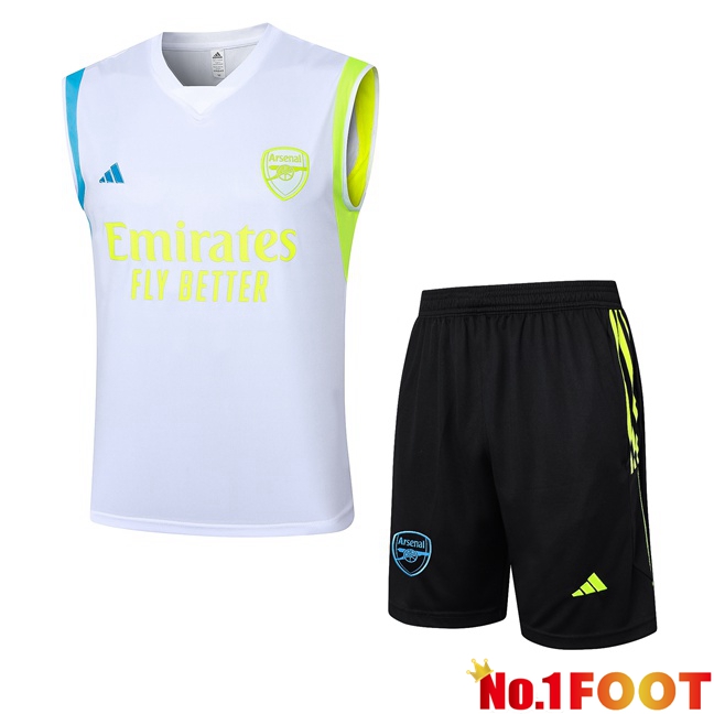 Arsenal Soccer vest + Shorts White 2024/2025