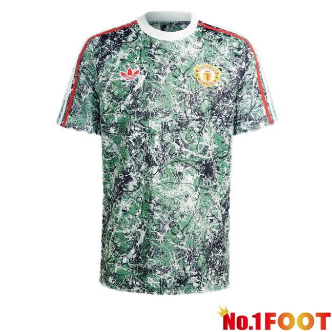 Manchester United Soccer Jersey Stone Green 2023/2024