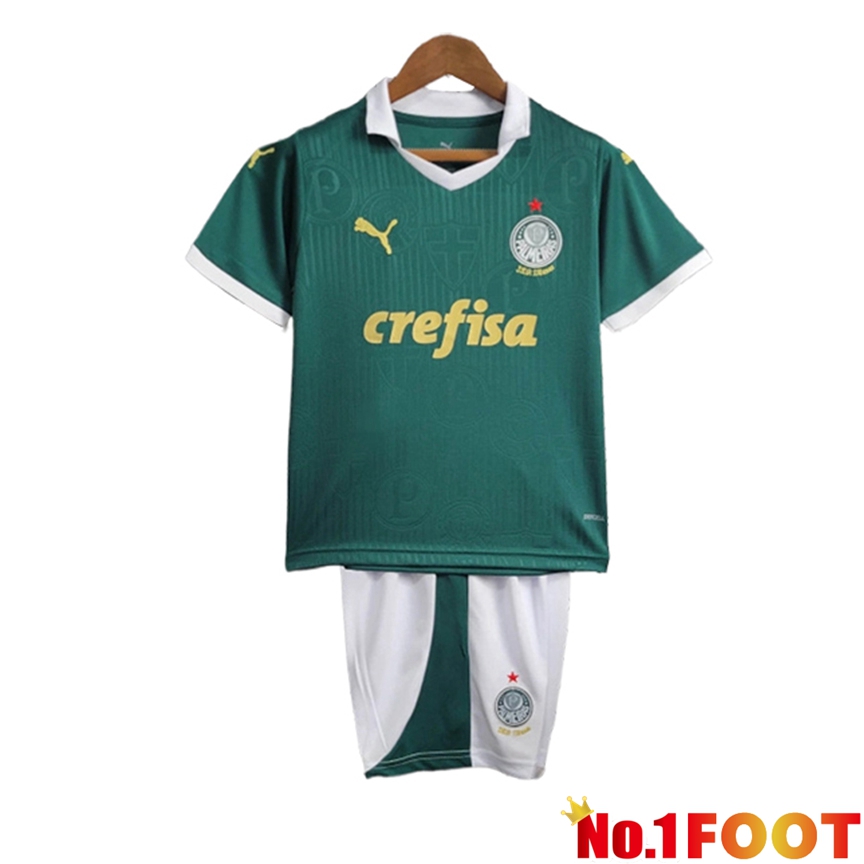 Palmeiras Kids Soccer Jersey Home 2024/2025