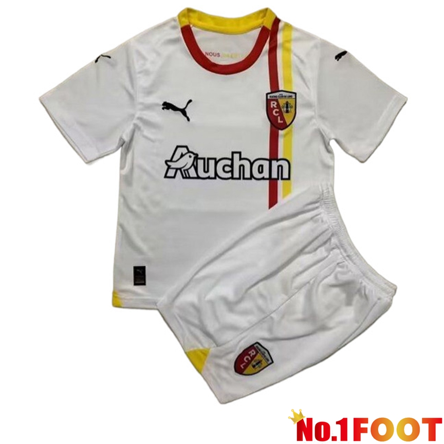 RC Lens Kids Soccer Jersey Home 2023/2024