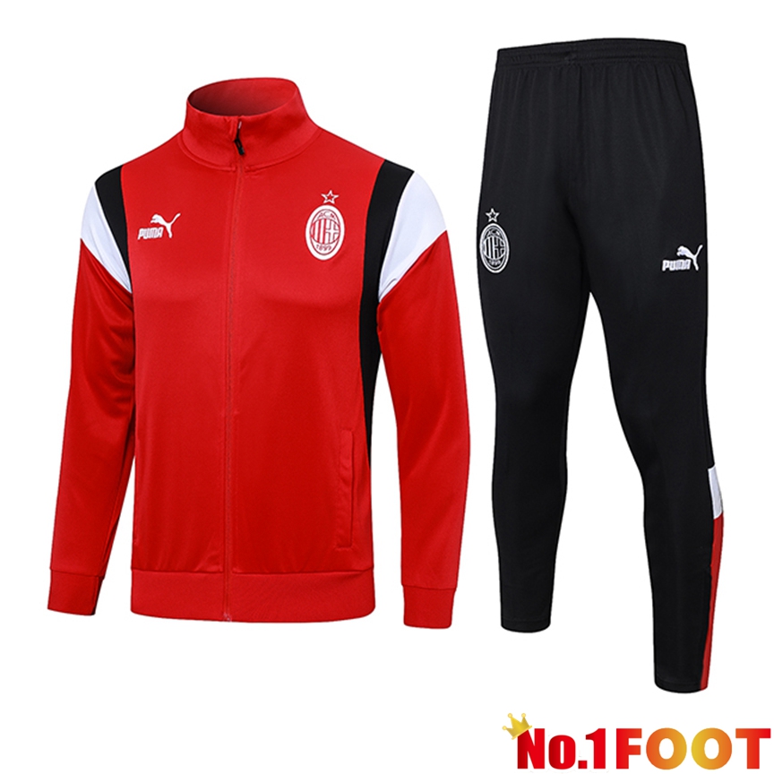 AC Milan Training Jacket Suit Red 2023/2024