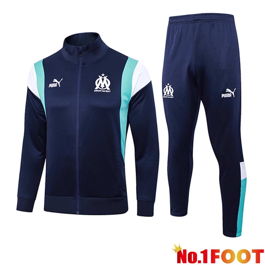 Marseille Training Jacket Suit Ocean Blue 2023/2024