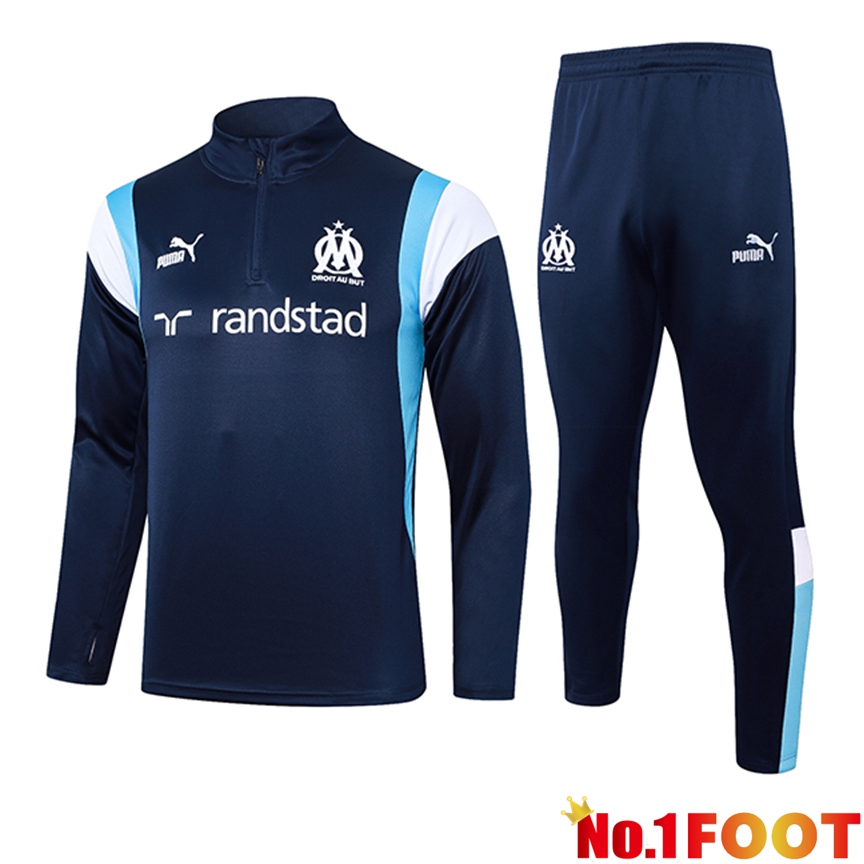 Marseille Training Tracksuit Suit Ocean Blue 2023/2024