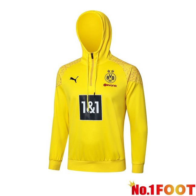 Dortmund BVB Training Sweatshirt Hoodie Yellow 2024/2025