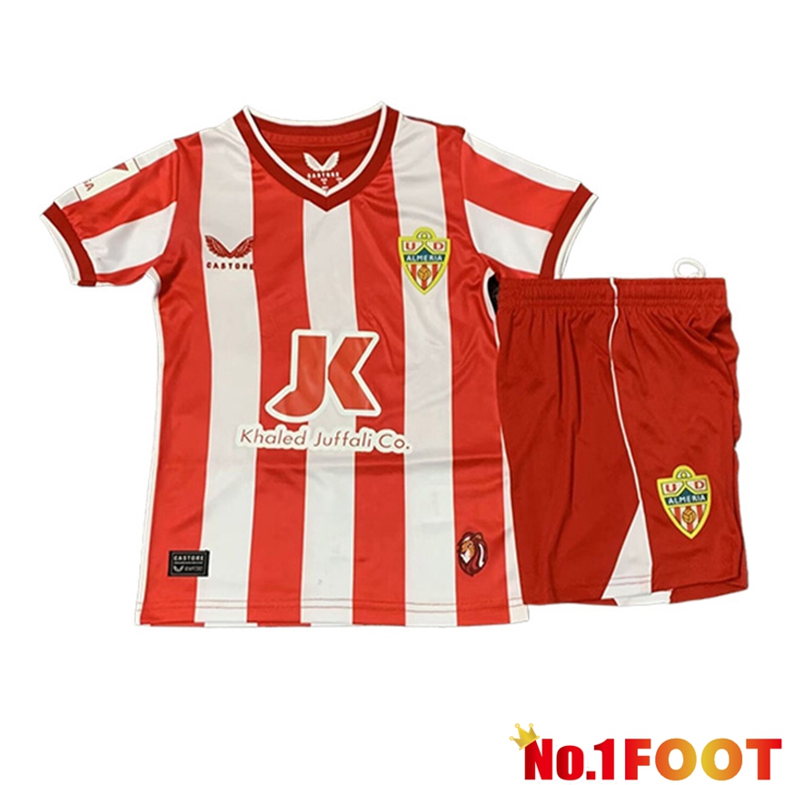 UD Almeria Kids Soccer Jersey Home 2023/2024