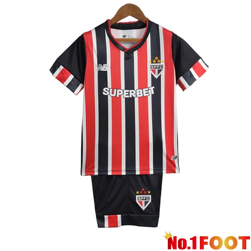 Sao Paulo FC Kids Soccer Jersey Away 2024/2025