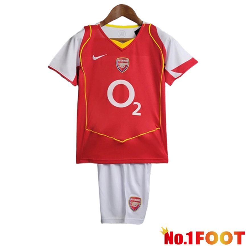 Arsenal Retro Kids Soccer Jersey Home 2004/2005