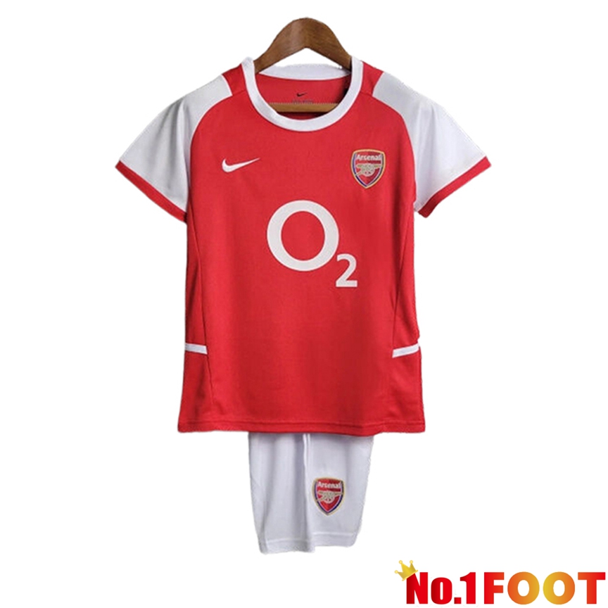 Arsenal Retro Kids Soccer Jersey Home 2002/2004