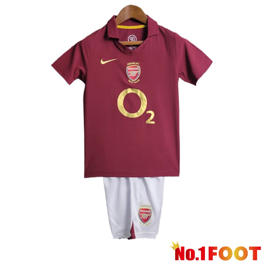 Arsenal Retro Kids Soccer Jersey Home 2005/2006