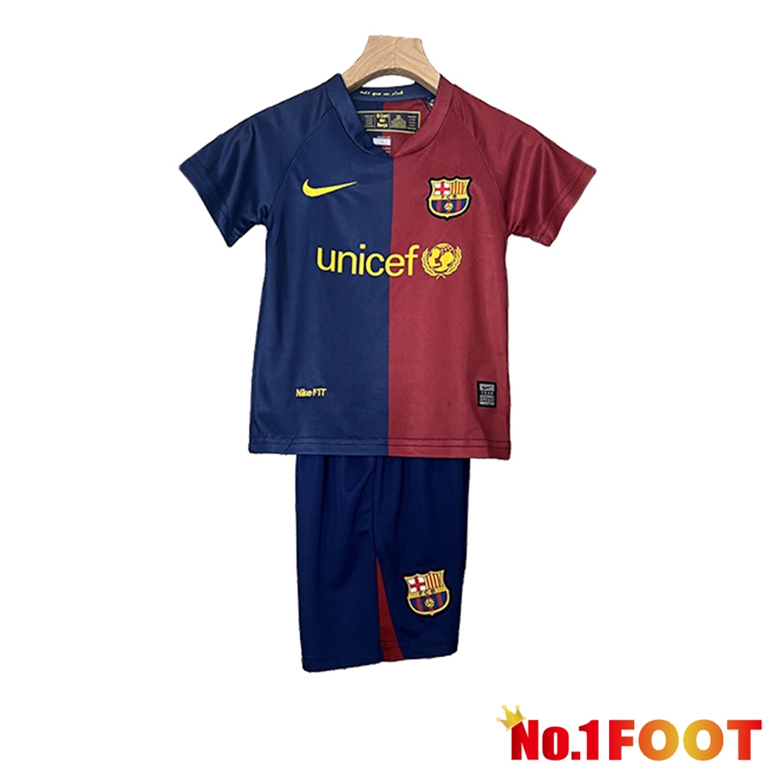 FC Barcelona Retro Kids Soccer Jersey Home 2008/2009