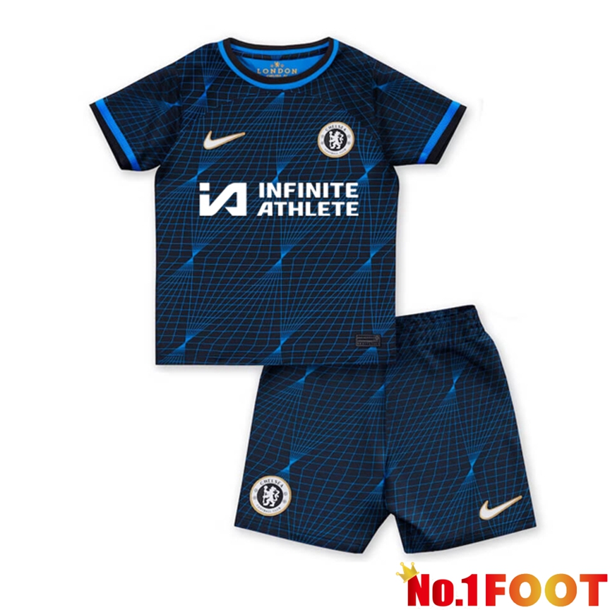 FC Chelsea Kids Soccer Jersey Sponsor Away 2023/2024