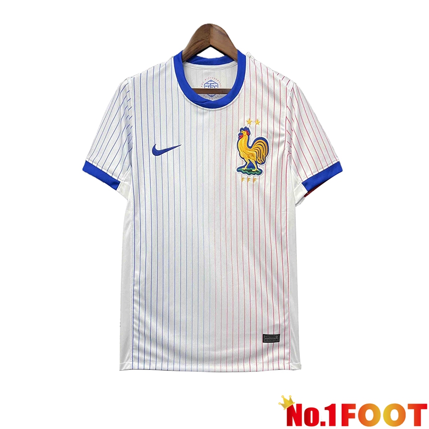 France Soccer Jersey Away UEFA Euro 2024