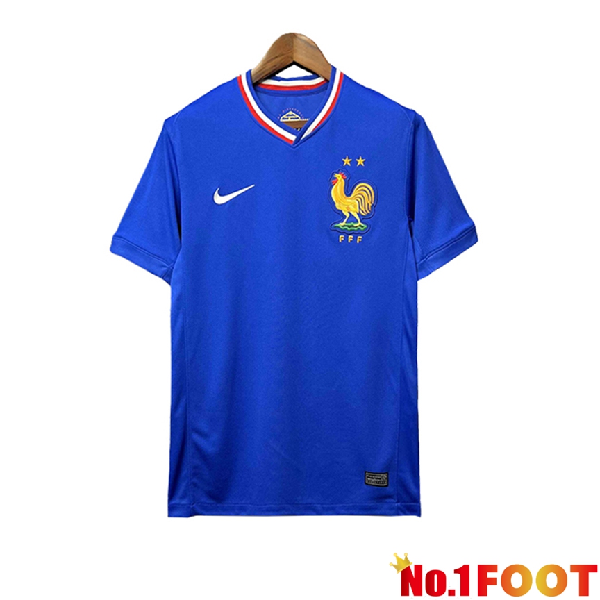 France Soccer Jersey Home UEFA Euro 2024