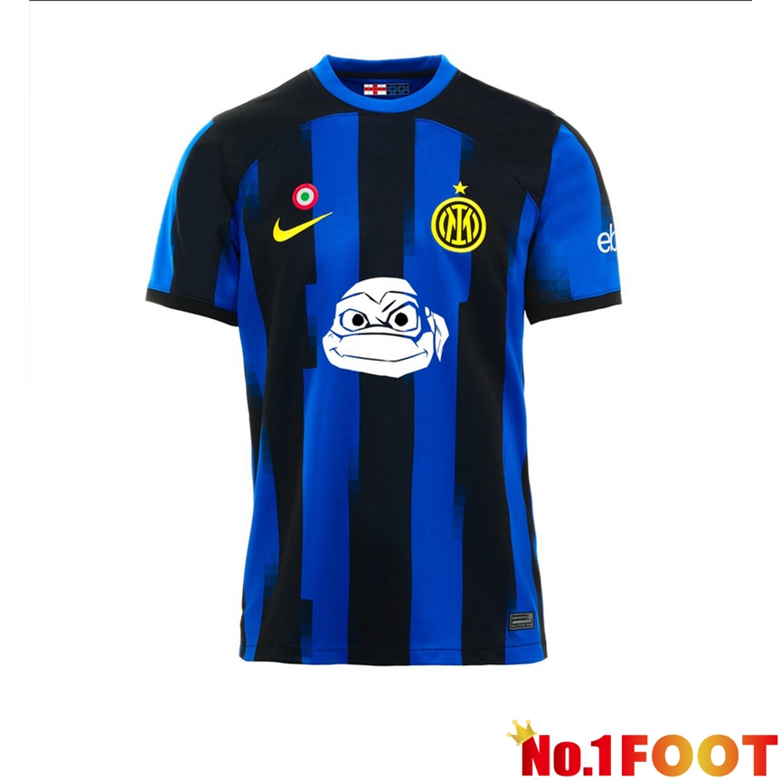 Inter Milan Soccer Jersey Home Ninja Turtles Special Edition 2023/2024