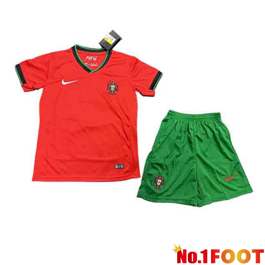 Portugal Kids Soccer Jersey Home 2024/2025