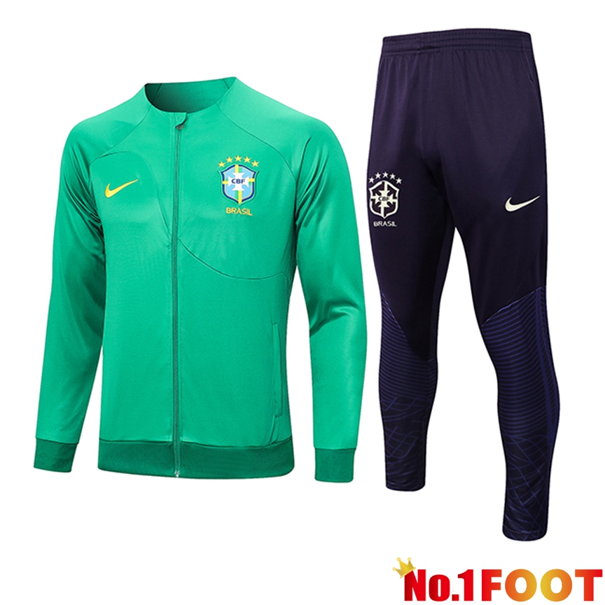 Brazil Training Jacket Suit Green 2023/2024