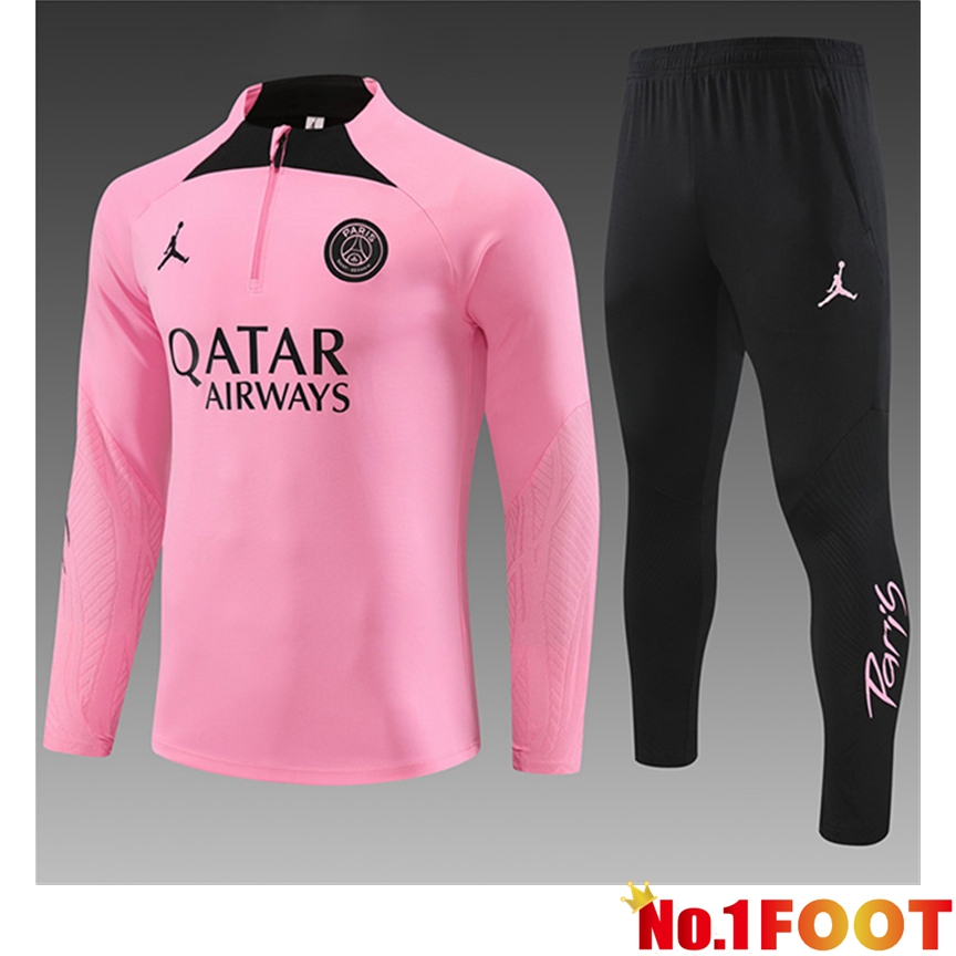 Jordan PSG Kids Training Tracksuit Suit Pink/Black 2024/2025