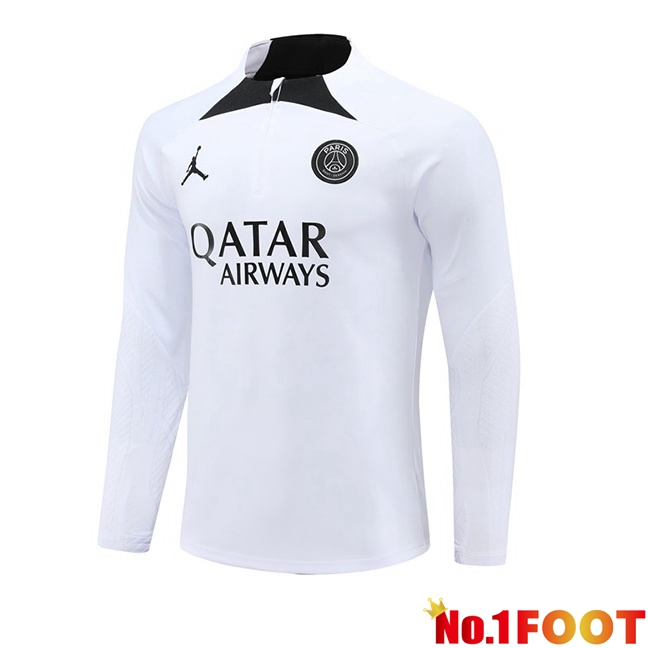 JORDAN Paris PSG Training Sweatshirt White 2024/2025