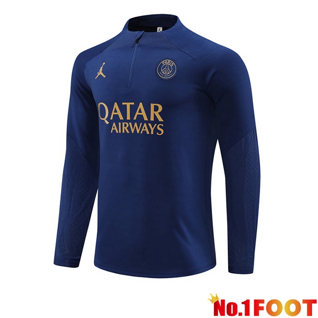 JORDAN Paris PSG Training Sweatshirt Blue Royal 2024/2025