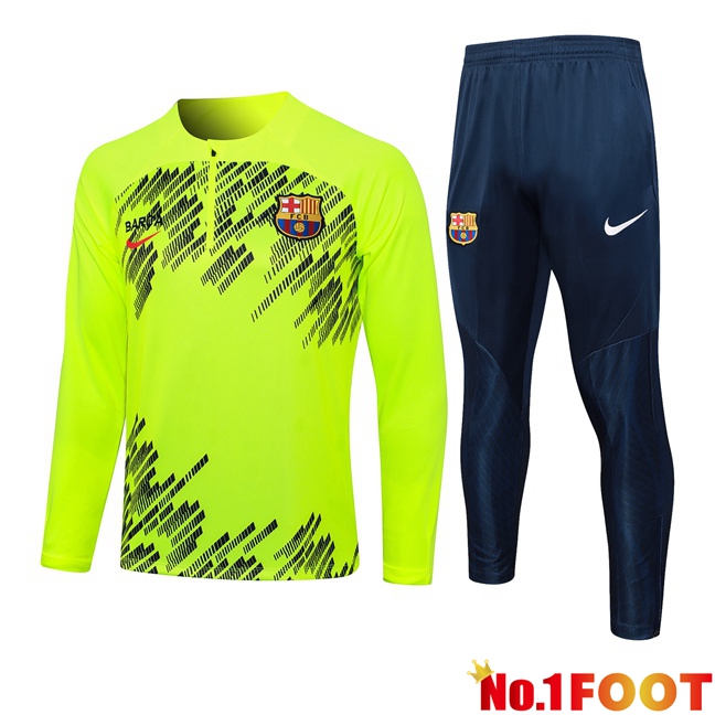 FC Barcelona Training Tracksuit Suit Green 2024/2025