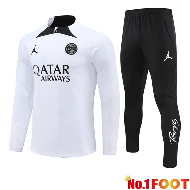 JORDAN Paris PSG Training Tracksuit Suit White 2024/2025