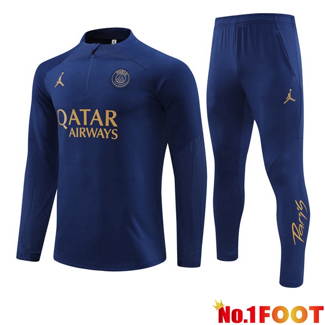 JORDAN Paris PSG Training Tracksuit Suit Blue Royal 2024/2025