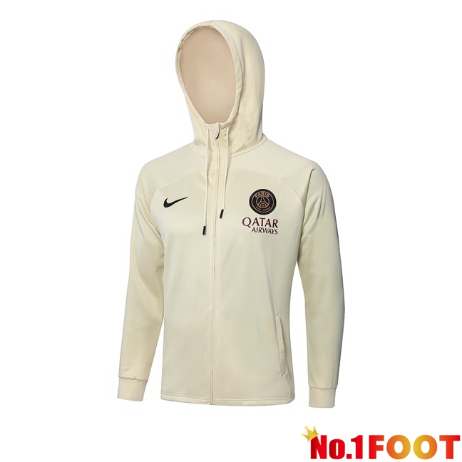 Paris PSG Training Jacket Windbreaker Yellow 2024/2025