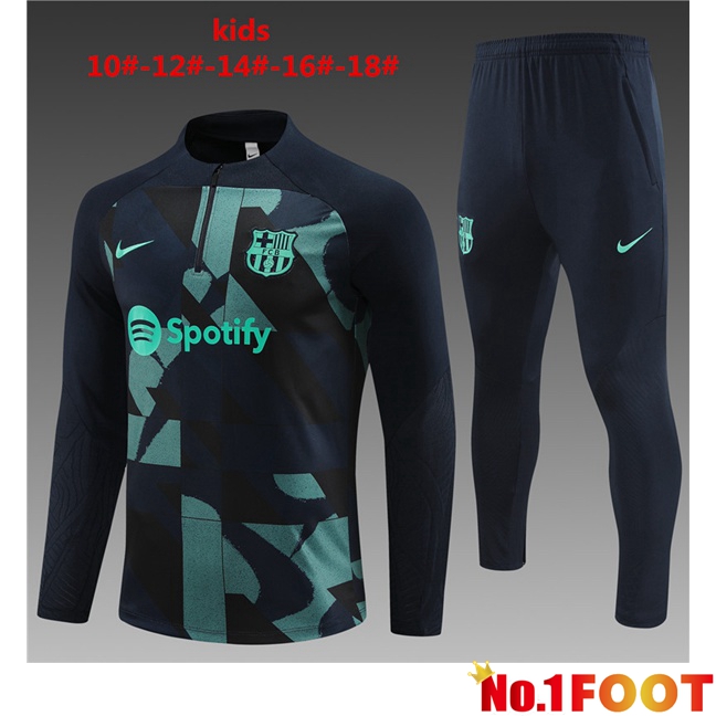 FC Barcelona Kids Training Tracksuit Suit Blue Royal 2024/2025