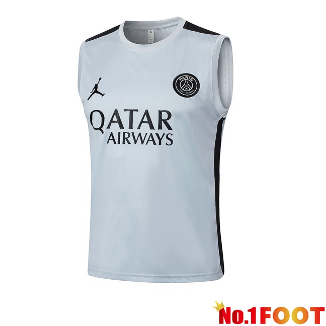 Paris PSG Soccer vest Grey 2024/2025