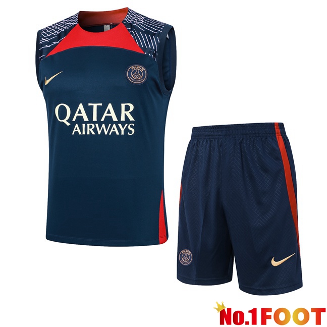 Paris PSG Soccer vest + Shorts Blue Royal 2024/2025