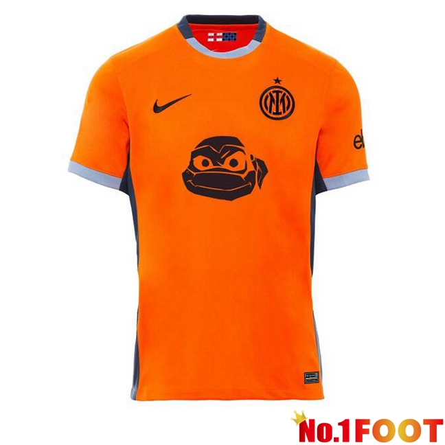 Inter Milan Soccer Jersey Third Special Edition Orange 2023/2024