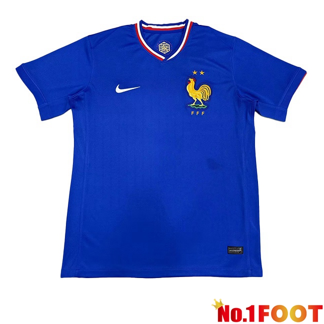 France Soccer Jersey Home Blue Version Fuite UEFA Euro 2024