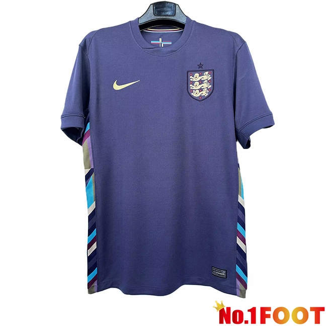 England Soccer Jersey Away Purple Version Fuite UEFA Euro 2024