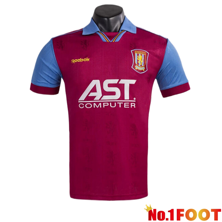 Aston Villa Retro Soccer Jersey Home 1995/1997