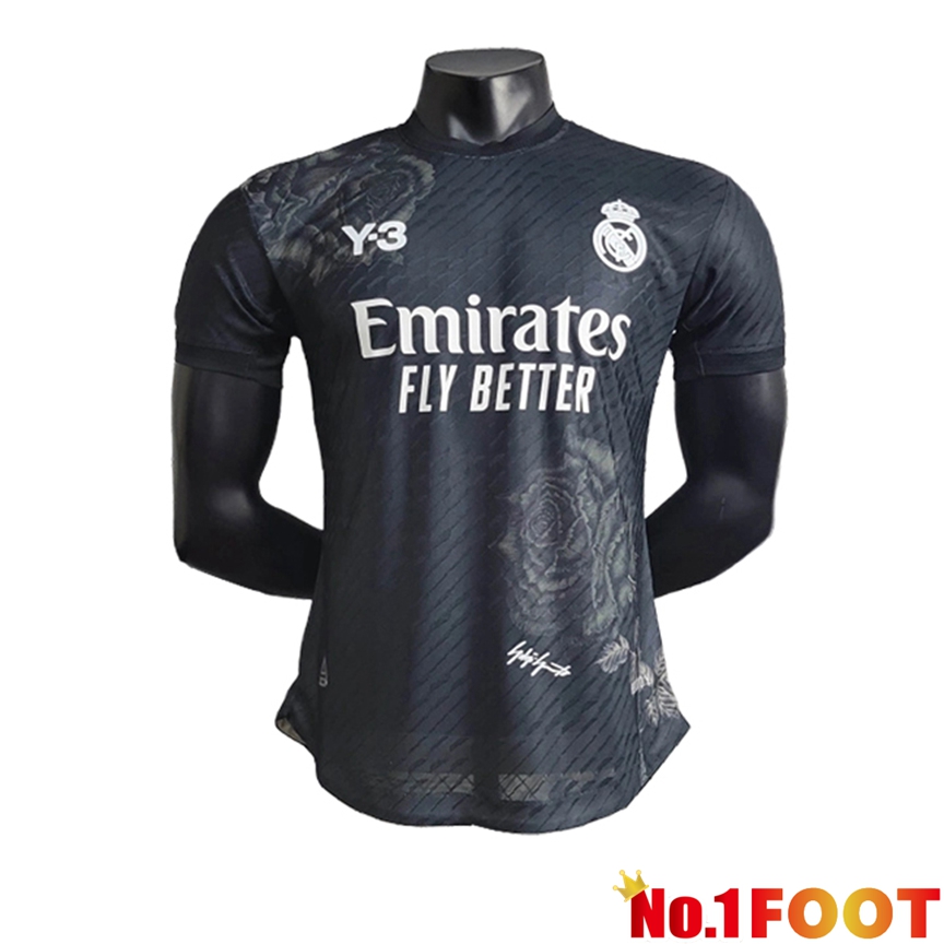 Real Madrid Soccer Jersey Y3 Black Special Edition 2024/2025