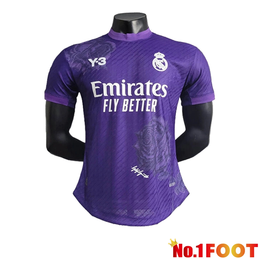 Real Madrid Soccer Jersey Y3 Purple Special Edition 2024/2025