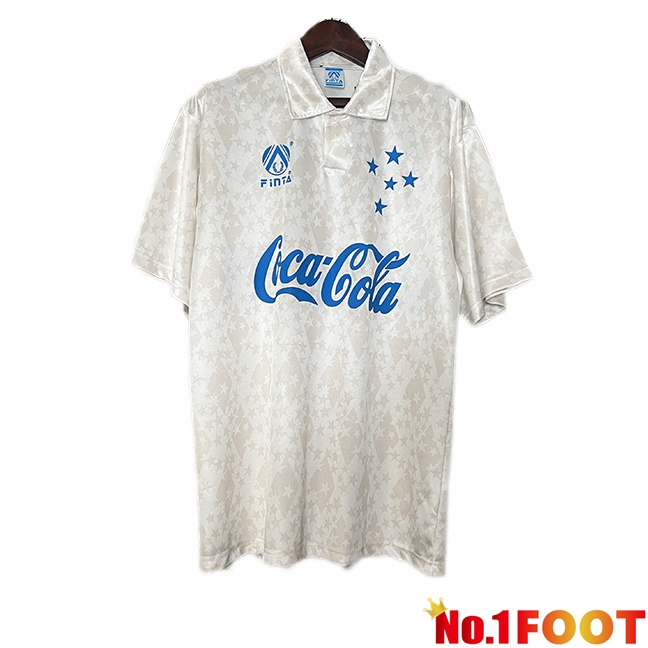 Cruzeiro EC Retro Soccer Jersey Away White 1993-1994