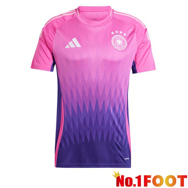 Germany Away Soccer Jersey Pink Purple 2024/2025 - Click Image to Close