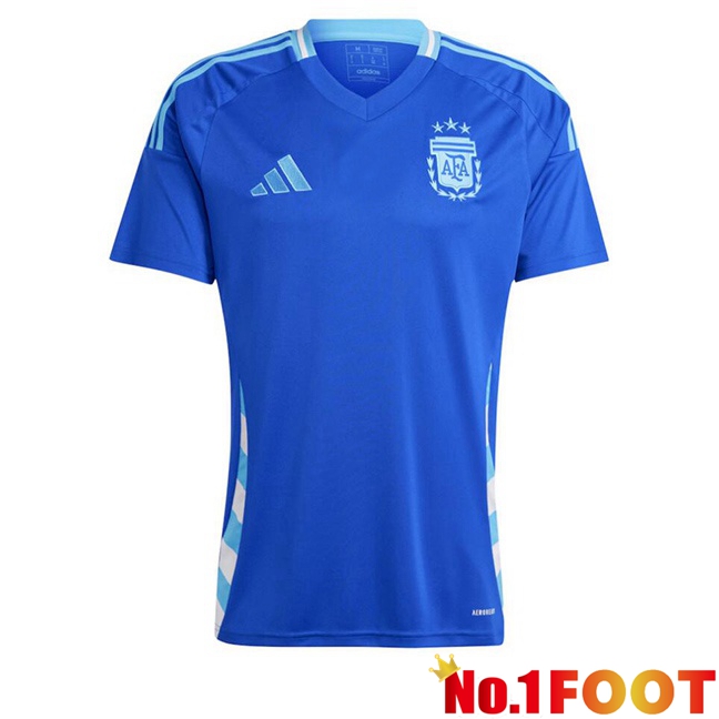 Argentina Away Soccer Jersey Blue 2024/2025