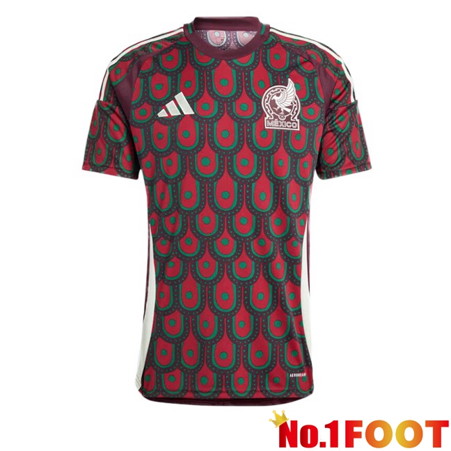 Mexico Home Soccer Jersey Red 2024/2025