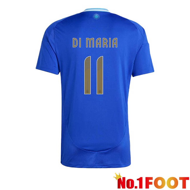 Argentina (DI MARIA 11) Away Soccer Jersey Blue 2024/2025