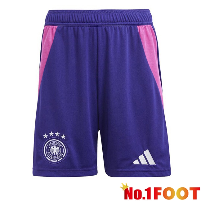 Germany Away Soccer Shorts Purple 2024/2025