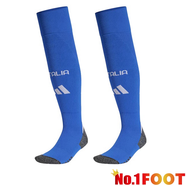 Italy Home Soccer Socks Blue 2024/2025