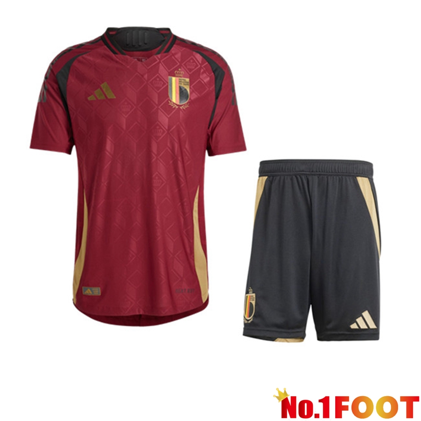 Belgium Kids Home Soccer Jersey 2024/2025