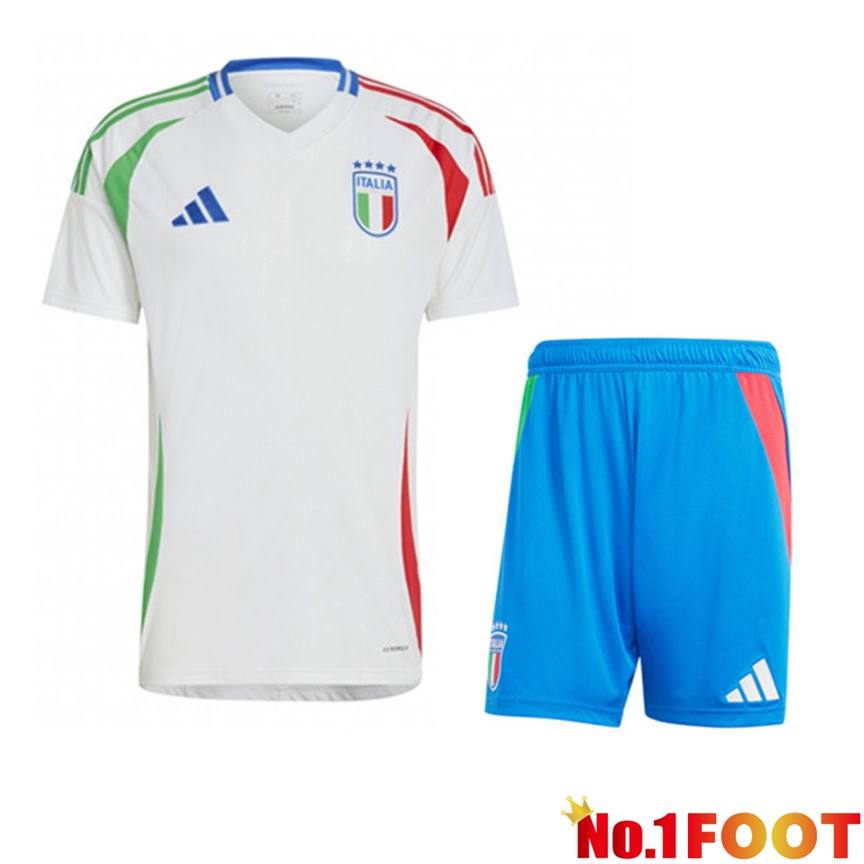 New Italy Kids Away Soccer Jersey 2024/2025