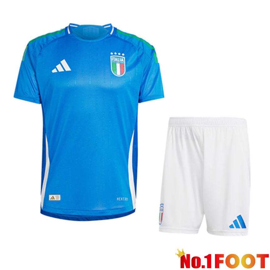 New Italy Kids Home Soccer Jersey 2024/2025